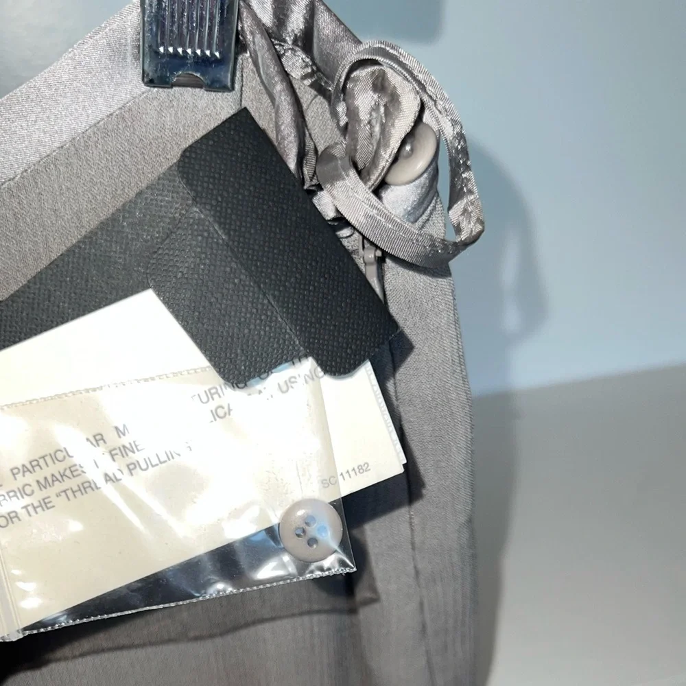 GIORGIO ARMANI Grey Silk Viscose Pant - L - 46IT - Picture 6 of 12